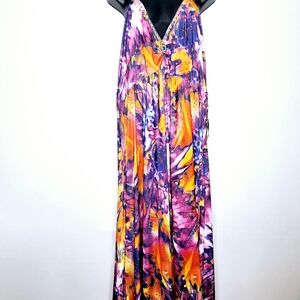 Y2K Apple Bottoms brand" The Watercolor Apple" Plus-size Maxi dress size 2X.